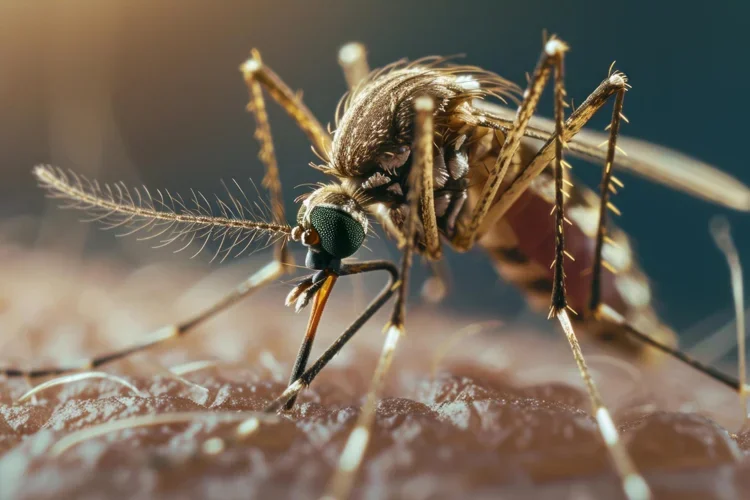 Culex mosquito transmitted the Japanese encephalitis virus to humans.